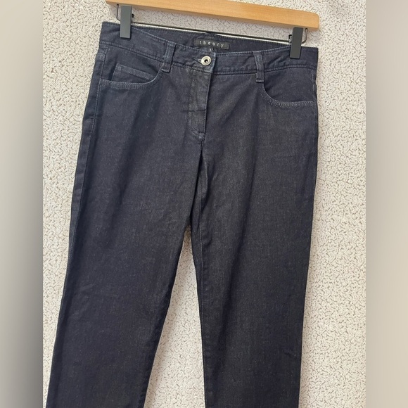 Theory dark wash cropped jeans NWT | size 0 - Picture 5 of 9